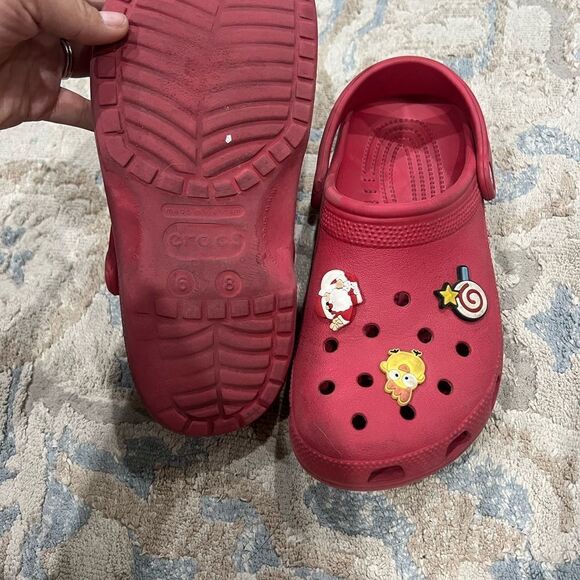 Red Crocs - Picture 2 of 3